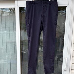 Salvatore Ferragamo Men’s Navy Cotton Pants